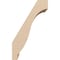 Ekena Millwork 5-inch W x 6-inch D x 10-inch H Baker Rough Cedar Woodgrain TimberThane Knee Brace, Primed BRCUR05X06X10BKRRCPR - alternate 3
